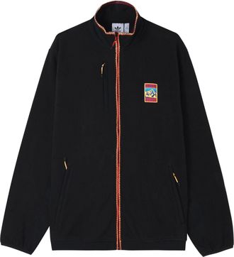 adidas originals Adplr Pf Tt polar fleece Athletics Sports Jacket Black GP1113