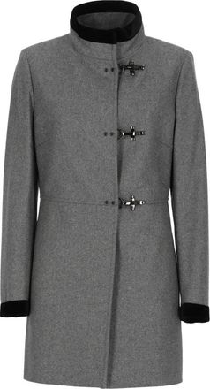 Fay Wollen Jas - Dames - Mantel - Grijs - M - Wol - Jassen