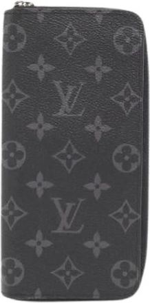 Louis Vuitton Pre-owned Wallets, male, Black, Size: ONE SIZE Pre-owned Monogram Eclipse Long Wallet