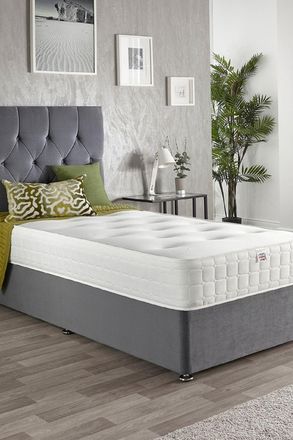 Aspire Home Accents Cool Touch Classic Bonnell Roll Mattress in White | Size: Small Double