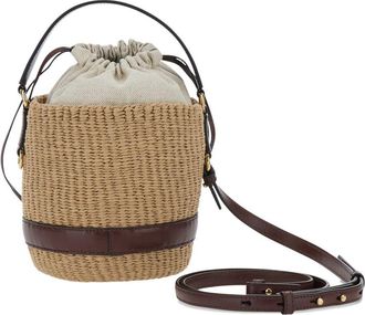 Chlo&eacute; Borsa a secchiello Chlo&eacute; Charms in rafia