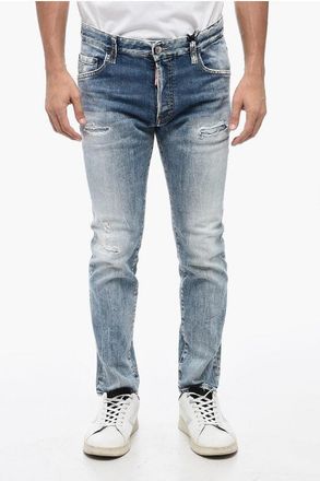 Dsquared2 Distressed SKATER Demis with Belt Loops 15,5cm size 54