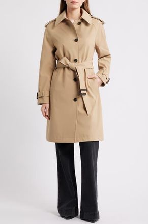 BCBGeneration Belted Trench Coat in Camel at Nordstrom, Size X-Large