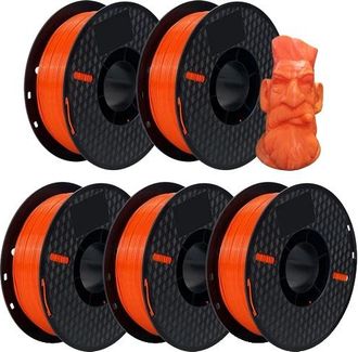 OEM Filamento Para Impresora 3d, Ecol&oacute;gico, Compatibilidad Vers&aacute;til, Naranja
