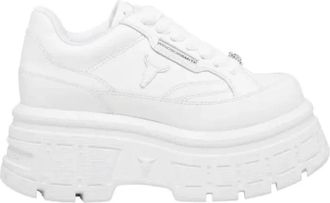 Windsor Smith Witte lage sneakers - Dames - Sneakers - Wit - 40 EU - Schoenen