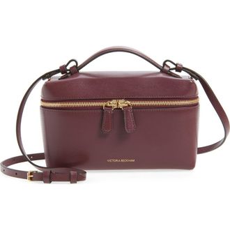 Victoria Beckham Vanity Case Crossbody Bag in Burgundy at Nordstrom