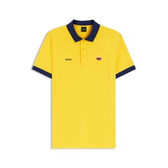 BOSS Paddy polo shirt with country flag