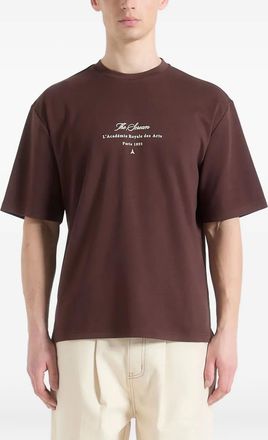 Manière De Voir T-shirt The Scream con stampa grafica - Marrone