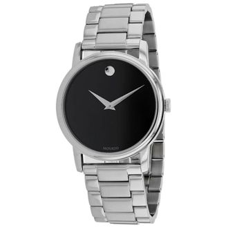 Movado Mens Black dial Watch
