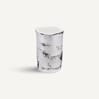 OTTO STUDIO FOR AM.PM Geglazuurde keramieken vaas, H12,5 cm, Raw