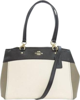 Coach Pre-owned Handbags, female, Multicolor, Size: ONE SIZE Pre-owned Leather Handbag