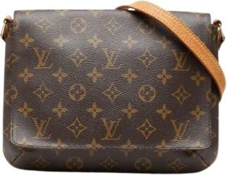 Louis Vuitton Pre-owned Cross Body Bags, female, Brown, Size: ONE SIZE Pre-owned Plastic Cross Body Bag