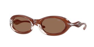 Diesel DL3011U 203373 Mens Sunglasses Brown Size 51