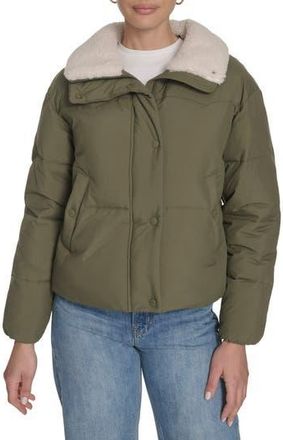 Levi's Western Puffer Jacket in Olive at Nordstrom Rack, Size X-Large