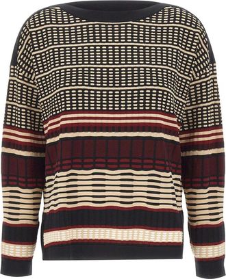 Elena Miro Round-neck Truien - Dames - Ronde hals truien - Veelkleurig - S - Truien & Vesten