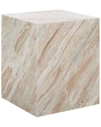 Safavieh Couture Katharina Marble Plinth Accent Table