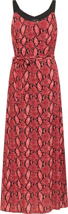 Faina Maxi jurk nelice Dames rode slang