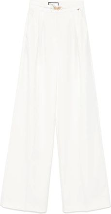 Nissa Pantaloni con piega - Bianco