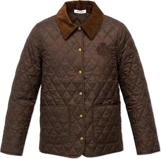 Sporty & Rich Vendome Gewatteerd Jack - Dames - Zomerjassen - Bruin - L - Katoen - Jassen
