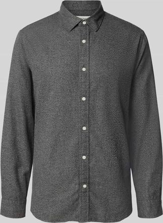 Selected Regular Fit Freizeithemd aus reiner Baumwolle Modell NOAH in Mittelgrau, Größe XXL