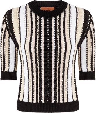 Missoni Gestreepte trui - Zwart
