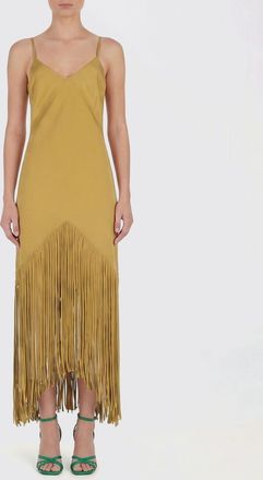 Pinko Abito slipdress Pinko in jersey con frange