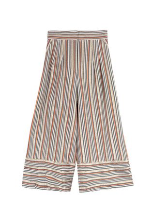 Peter Pilotto Metallic Striped Culottes Size XS