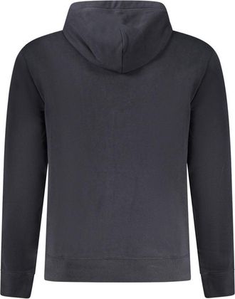 Napapijri Logo-Print Cotton Hoodie - Black