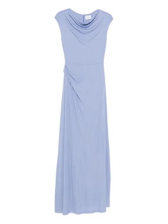 Erdem zip-up maxi dress - Blue