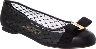 Ferragamo Ferragamo Varina Mesh & Leather Flat