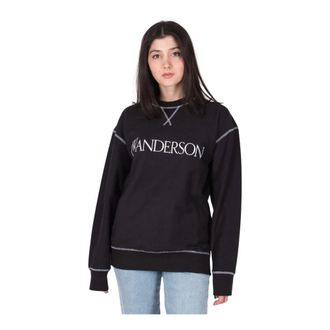 J.W.Anderson Comfortabel Trainingsshirt - Dames - Sweatshirts - Zwart - S - Hoodies & sweatvesten