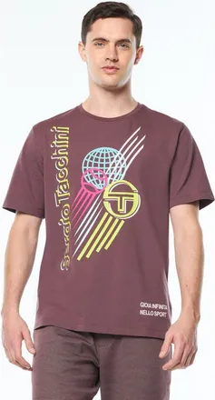 Sergio Tacchini Giocare T-Shirt in Huckleberry Heather at Nordstrom, Size Xxx-Large
