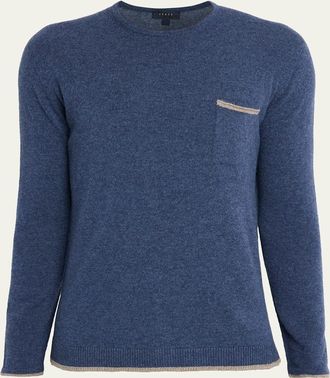 Sease Mens Shore 2.0 Cashmere Crewneck Sweater