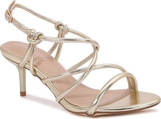 Berness Honesty Strappy Kitten Heel Sandal in Gold at Nordstrom Rack, Size 6.5