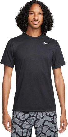 Nike Heren Legend Swoosh Dri-FIT T-Shirt (Zwart/Zilver)