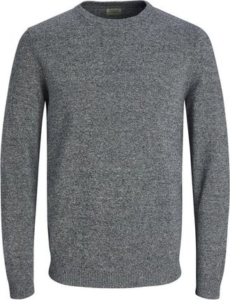 Jack & Jones Crew Neck Jumper Melange Knit Sweater - Heren - Ronde hals truien - Grijs - XL - Katoen - Truien & Vesten