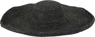 Ibeliv Cappello in rafia - Nero