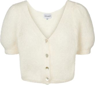 Americandreams Harper Cardigan - Dames - Vesten - Wit - S - Wol - Truien & Vesten