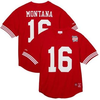 Mitchell & Ness Mens Mitchell & Ness Joe Montana Scarlet San Francisco 49ers Retired Player Name & Number Mesh Top at Nordstrom, Size Medium