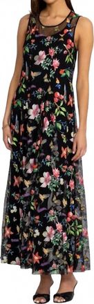 Johnny Was Emilda Mesh Dress In Multi