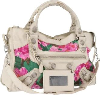 Balenciaga Pre-owned Vintage Handtas - Dames - Vintage Handtas - Veelkleurig - ONE Size - Leer - Vintage