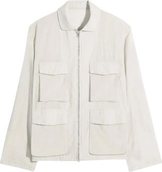 Christophe Lemaire 3D Pocket Jacket - Heren - Zomerjassen - Beige - L - Katoen - Jassen