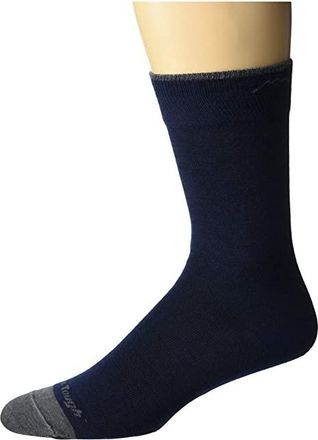 Darn Tough Solid Crew Lightweight Mens Crew Cut Socks Shoes Navy : XL (US 12.5-14.5), Lycra/Merino/Nylon