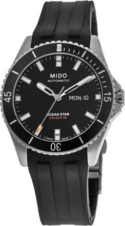 Mido Ocean Star 200 Black Dial Rubber Strap Mens Watch M026.430.17.051.00