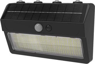 Trade Shop Trade Shop - Applique Solar Al Aire Libre Con Sensor De Movimiento Ip54 24w Light 3000k + 6500k Zq-db-004jx