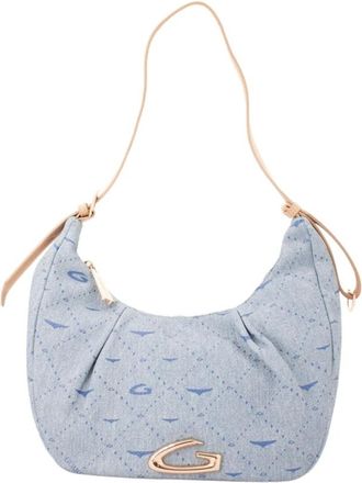 Alberto Guardiani Tassen, Dames, Blauw, ONE Size, Hobo Medium
