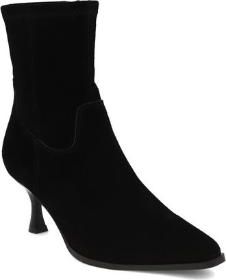Mia Aletta Pointed Toe Bootie in Black at Nordstrom, Size 9.5