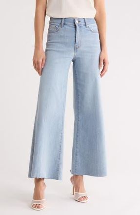 Frame Denim Palazzo Crop Cutoff Jeans in Temper Raw After at Nordstrom Rack, Size 23