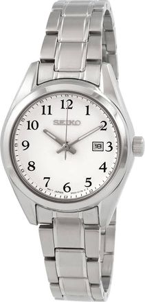 Seiko Core Quartz White Dial Ladies Watch SUR465P1