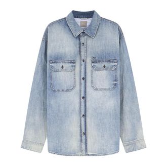 Dior Overhemden, Heren, Blauw, M, Katoen, Dior Shirts